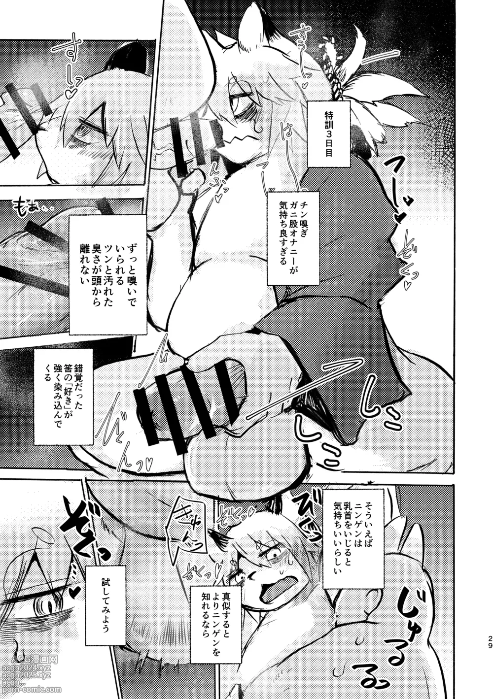 Page 28 of doujinshi Manpuku Tanuki no Chinparty