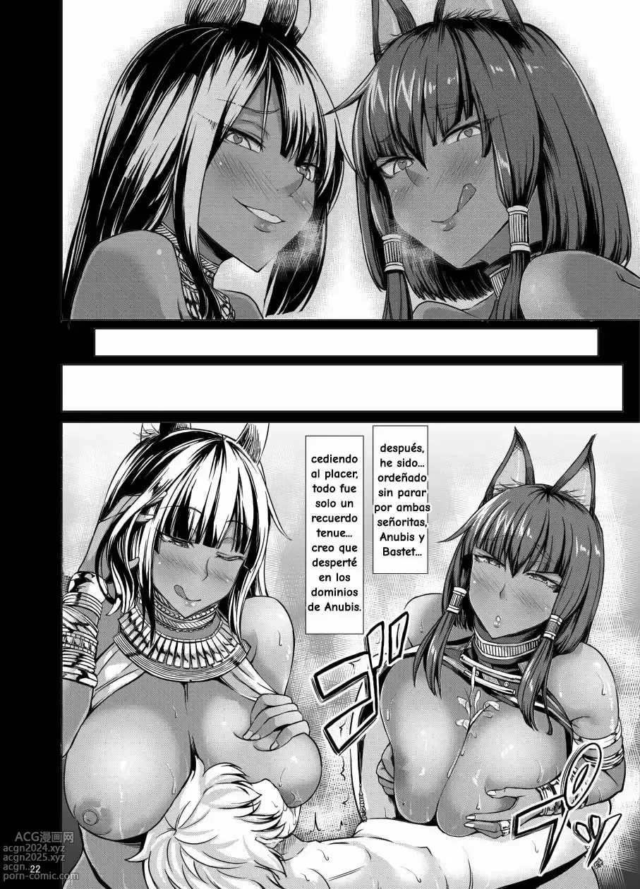 Page 20 of doujinshi Bastet Kamisama to Anubis Kamisama