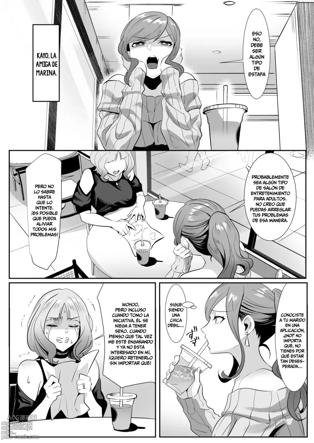 Page 4 of doujinshi El Día que una Mujer Casada Cayó con los Masajes Eróticos