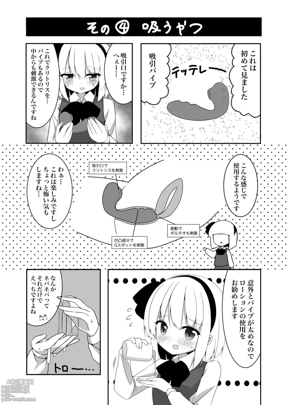 Page 19 of doujinshi Youmu-chan ga Adult Goods no Review o Suru Hanashi