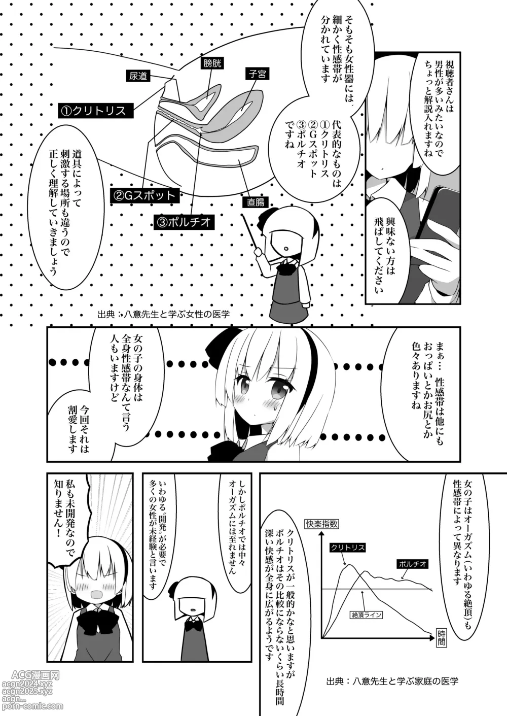 Page 6 of doujinshi Youmu-chan ga Adult Goods no Review o Suru Hanashi