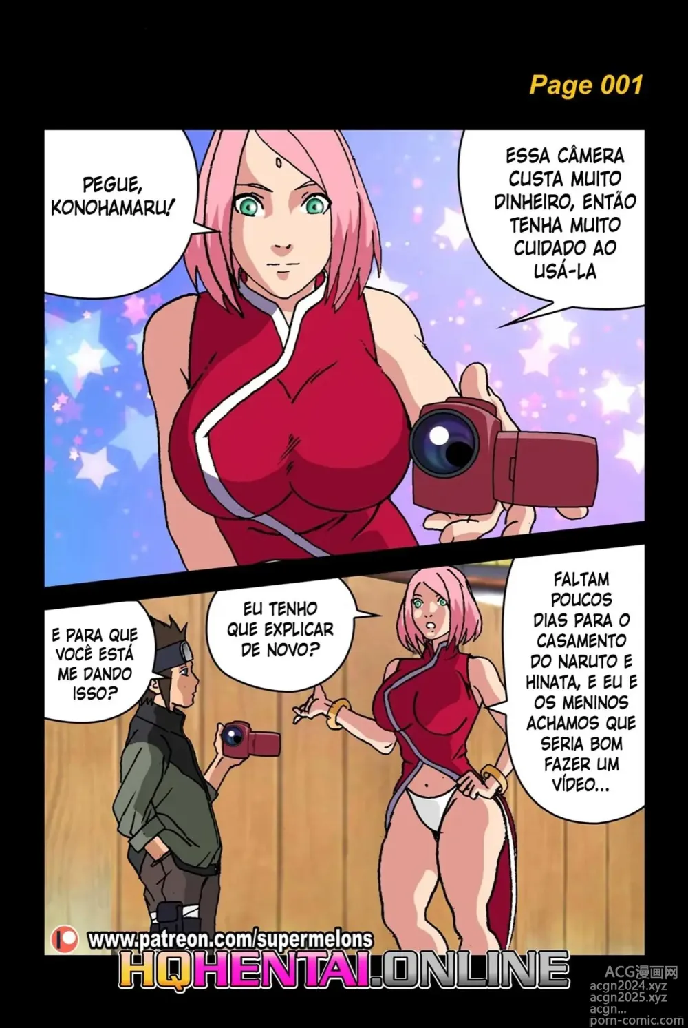 Page 134 of doujinshi Naruto super melons 1