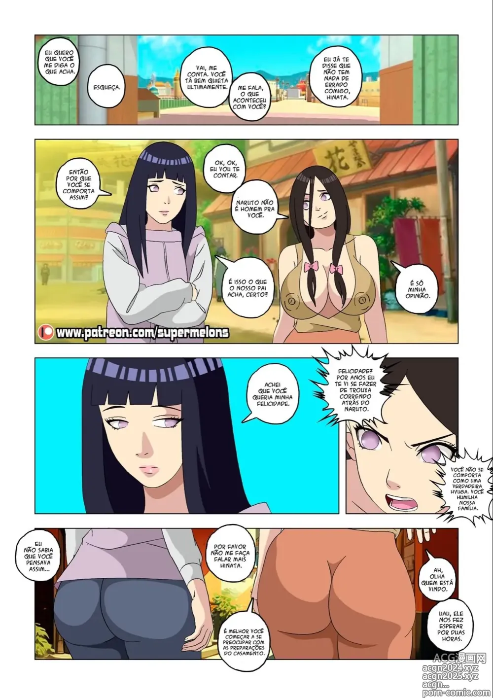 Page 185 of doujinshi Naruto super melons 1