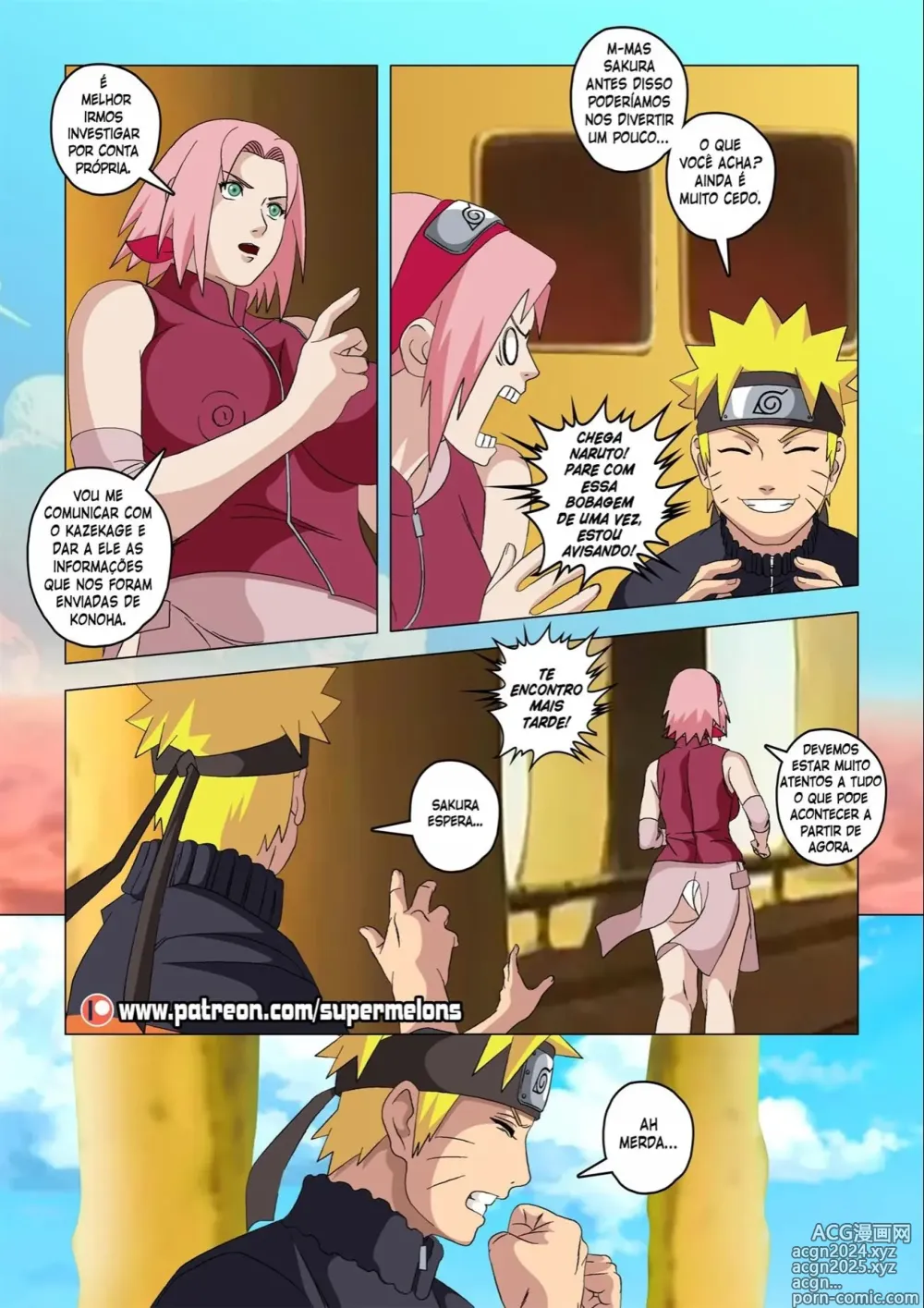 Page 45 of doujinshi Naruto super melons 1