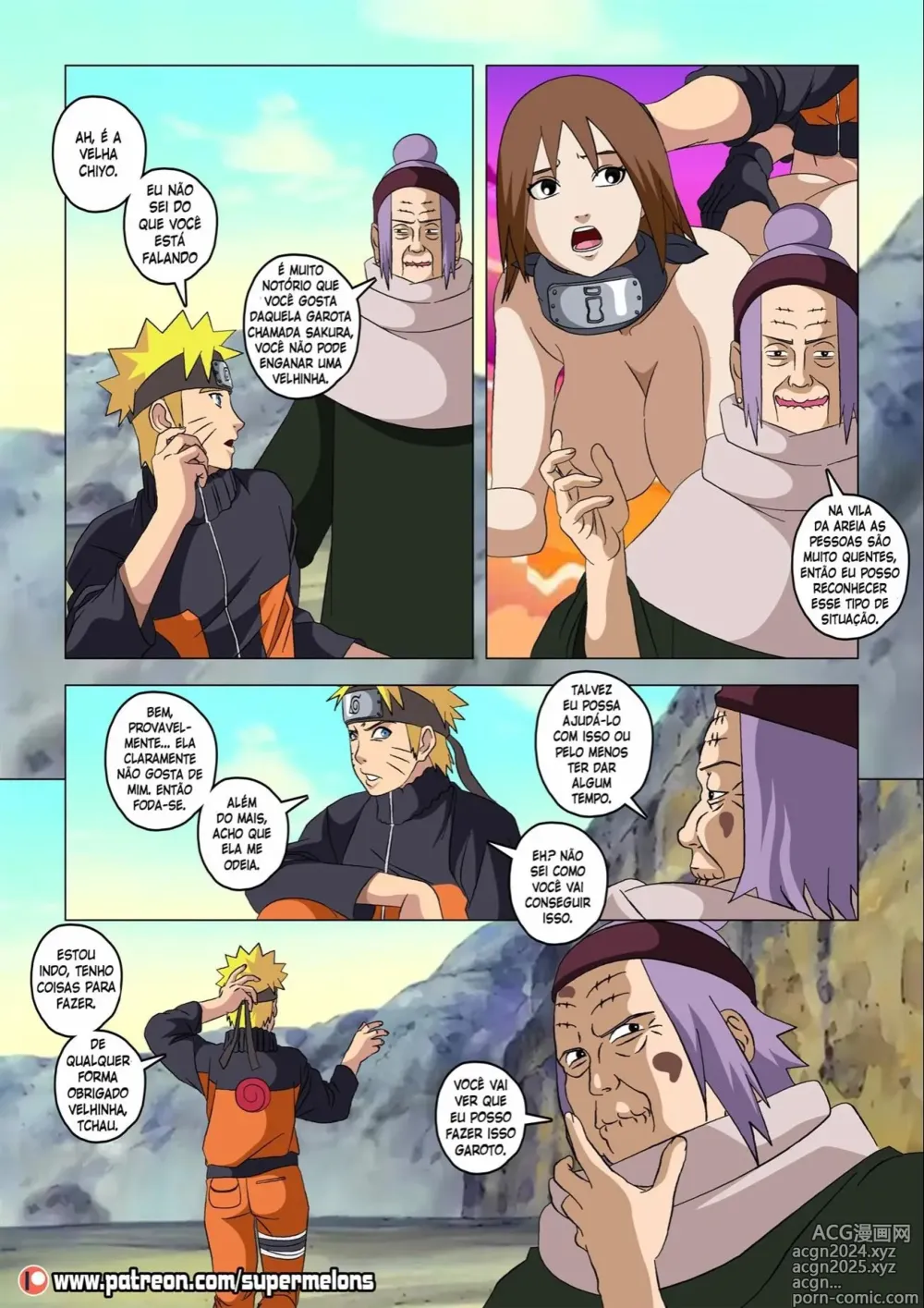 Page 50 of doujinshi Naruto super melons 1