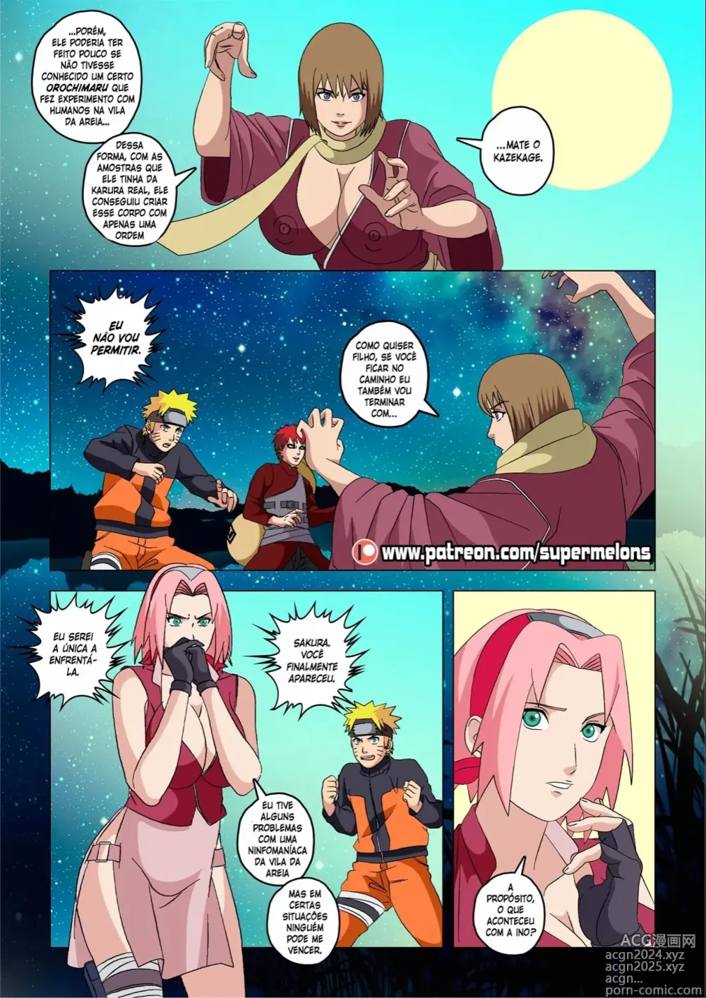 Page 71 of doujinshi Naruto super melons 1