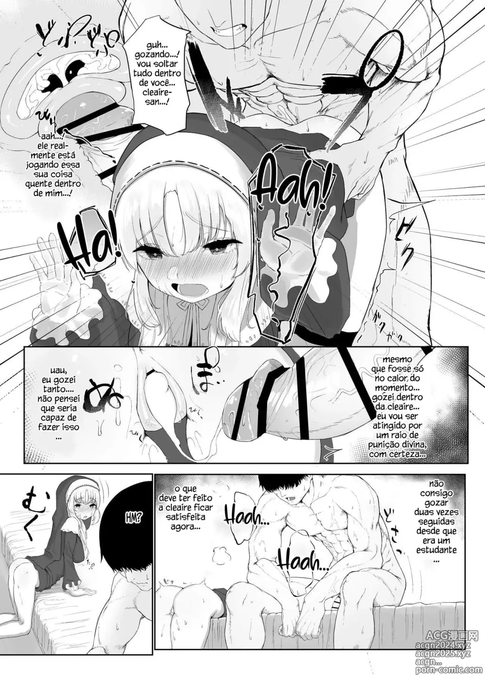 Page 14 of doujinshi Sister Cleaire no Seiso to Yokubou