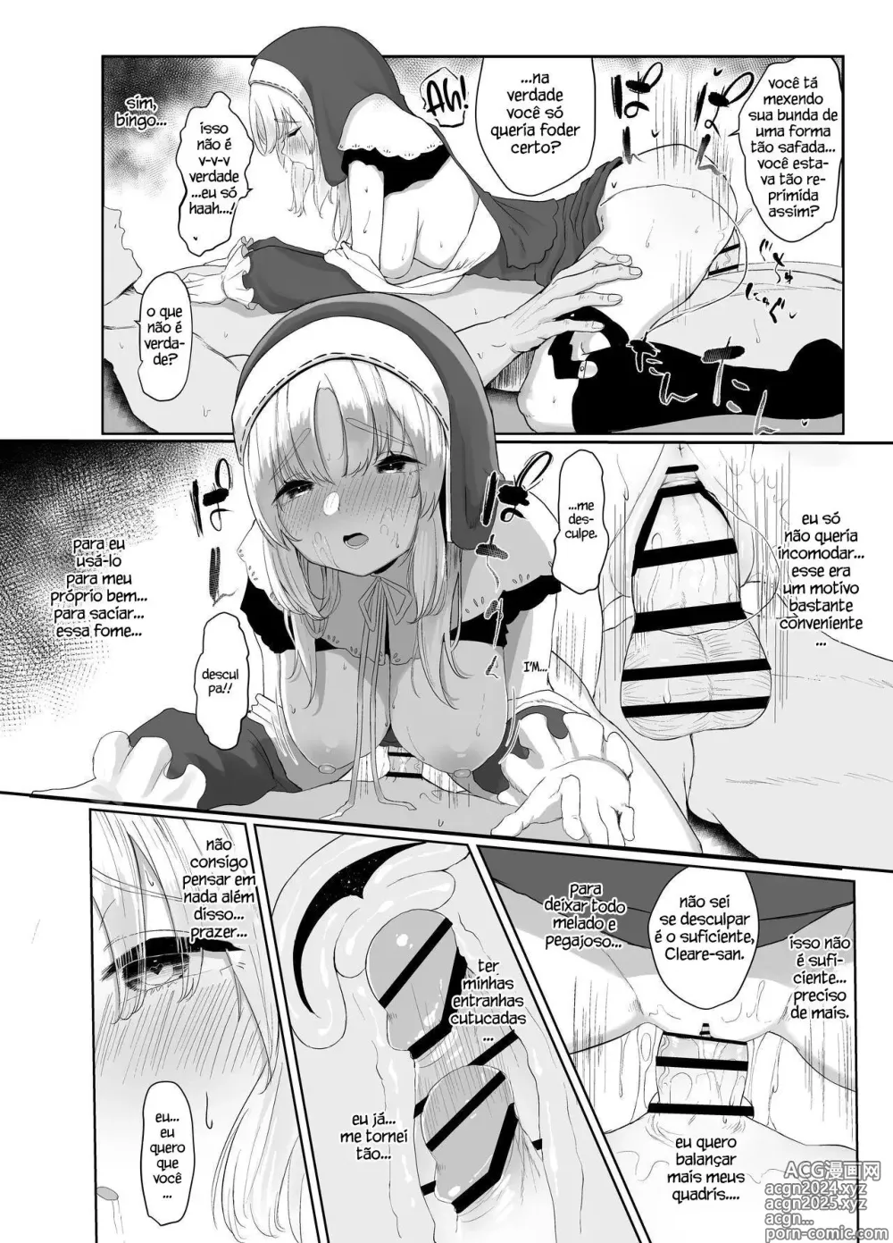 Page 17 of doujinshi Sister Cleaire no Seiso to Yokubou