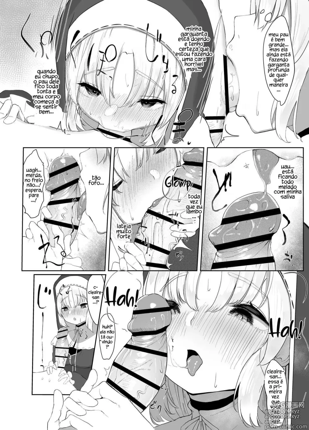 Page 9 of doujinshi Sister Cleaire no Seiso to Yokubou