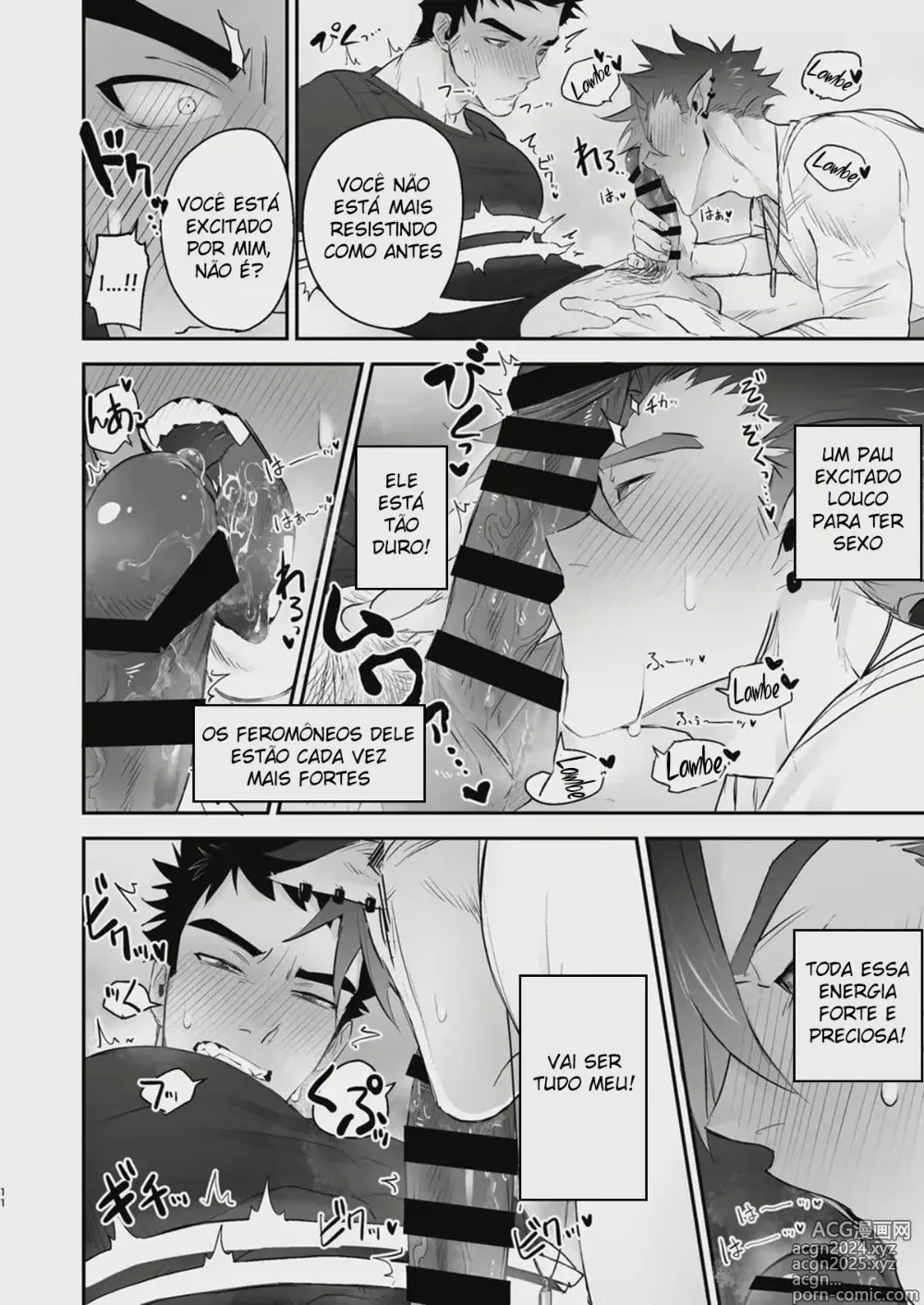 Page 12 of doujinshi Inma no Ore ga Osotta Aite wa Dekamara Hatsujou Ookamiotoko deshita