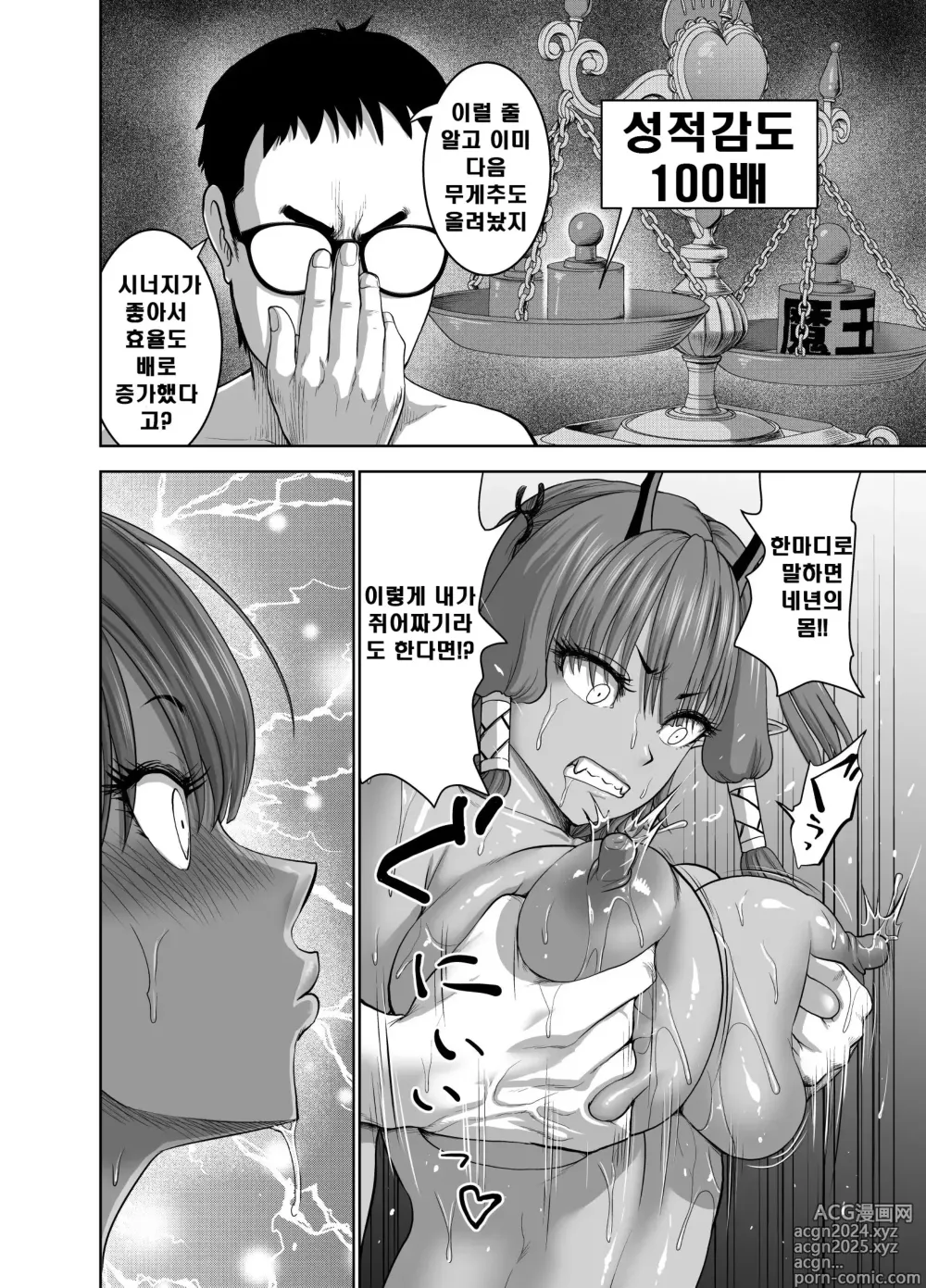 Page 24 of doujinshi Tenbin no Sei de Kaerenai Maou-sama