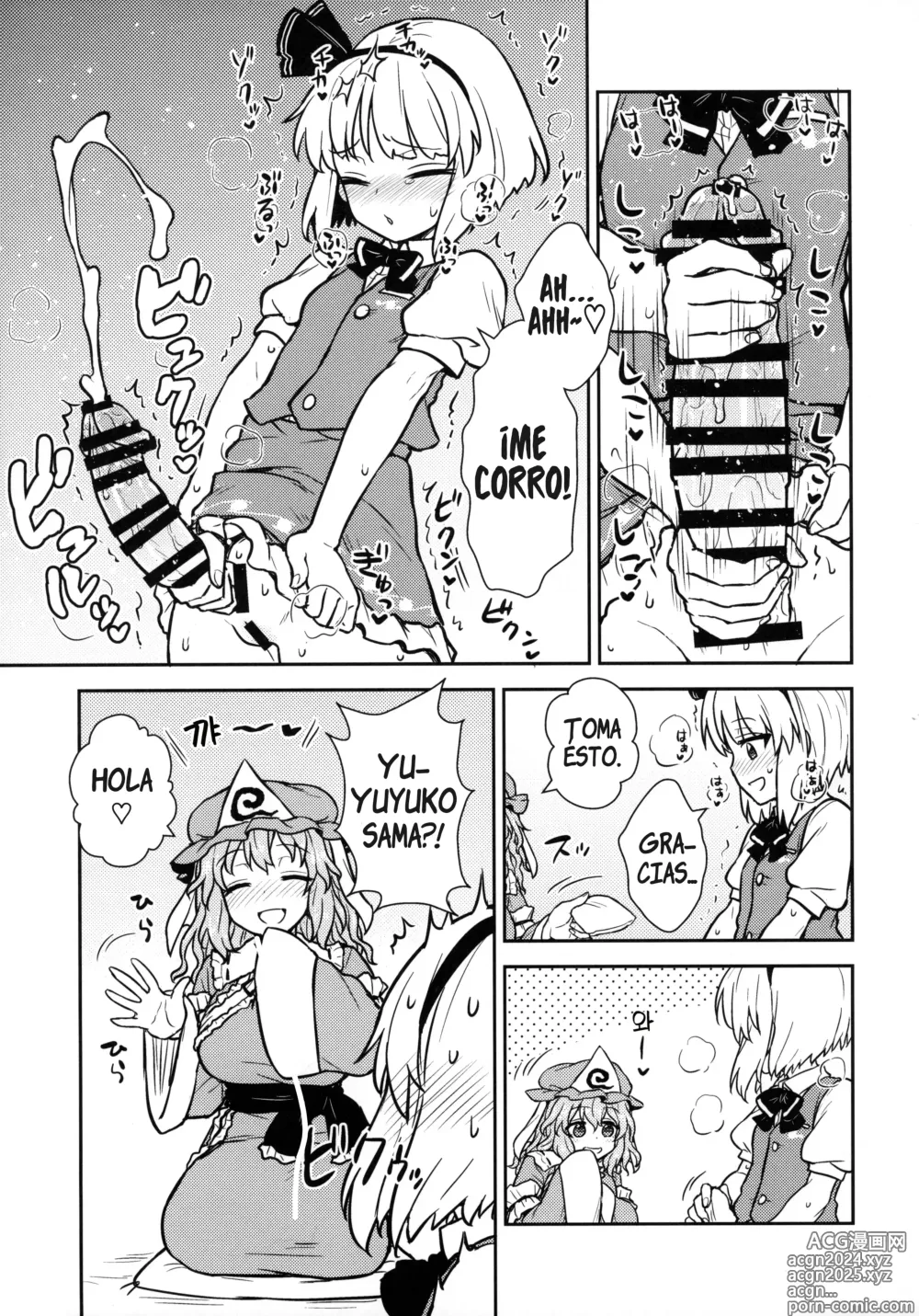 Page 3 of doujinshi Yuyuko-sama wa Yaritai Houdai!