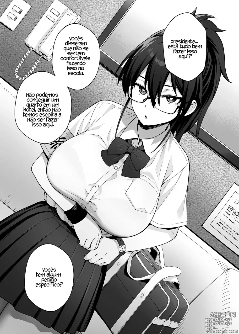 Page 11 of doujinshi About the New President of the Disciplinary Committee's Huge Tits 2