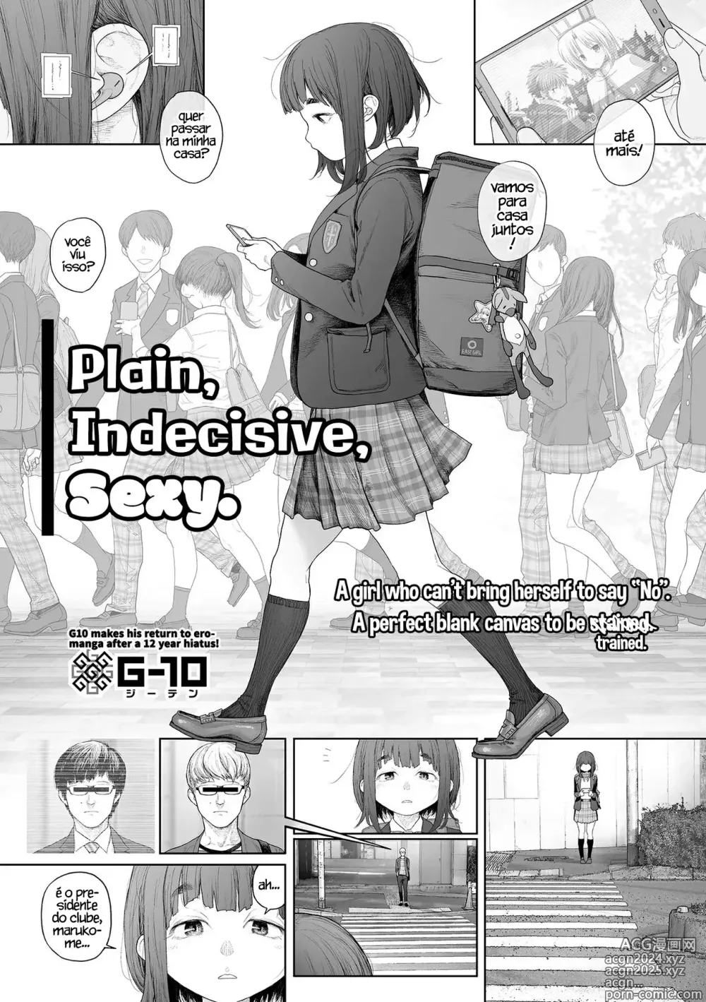 Page 1 of manga Plain, Indecisive, Sexy.