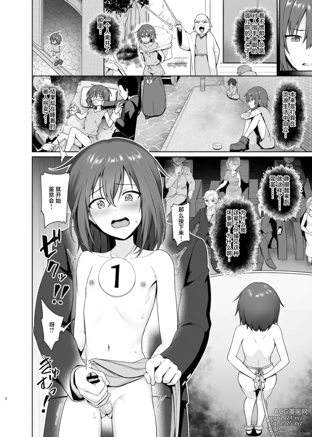 Page 3 of doujinshi Kanemochi ni Kawareta Ore no Shiawase na Mesu Ochi