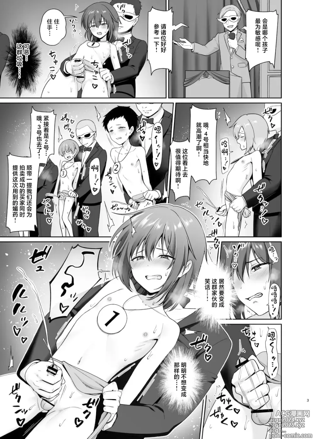 Page 4 of doujinshi Kanemochi ni Kawareta Ore no Shiawase na Mesu Ochi