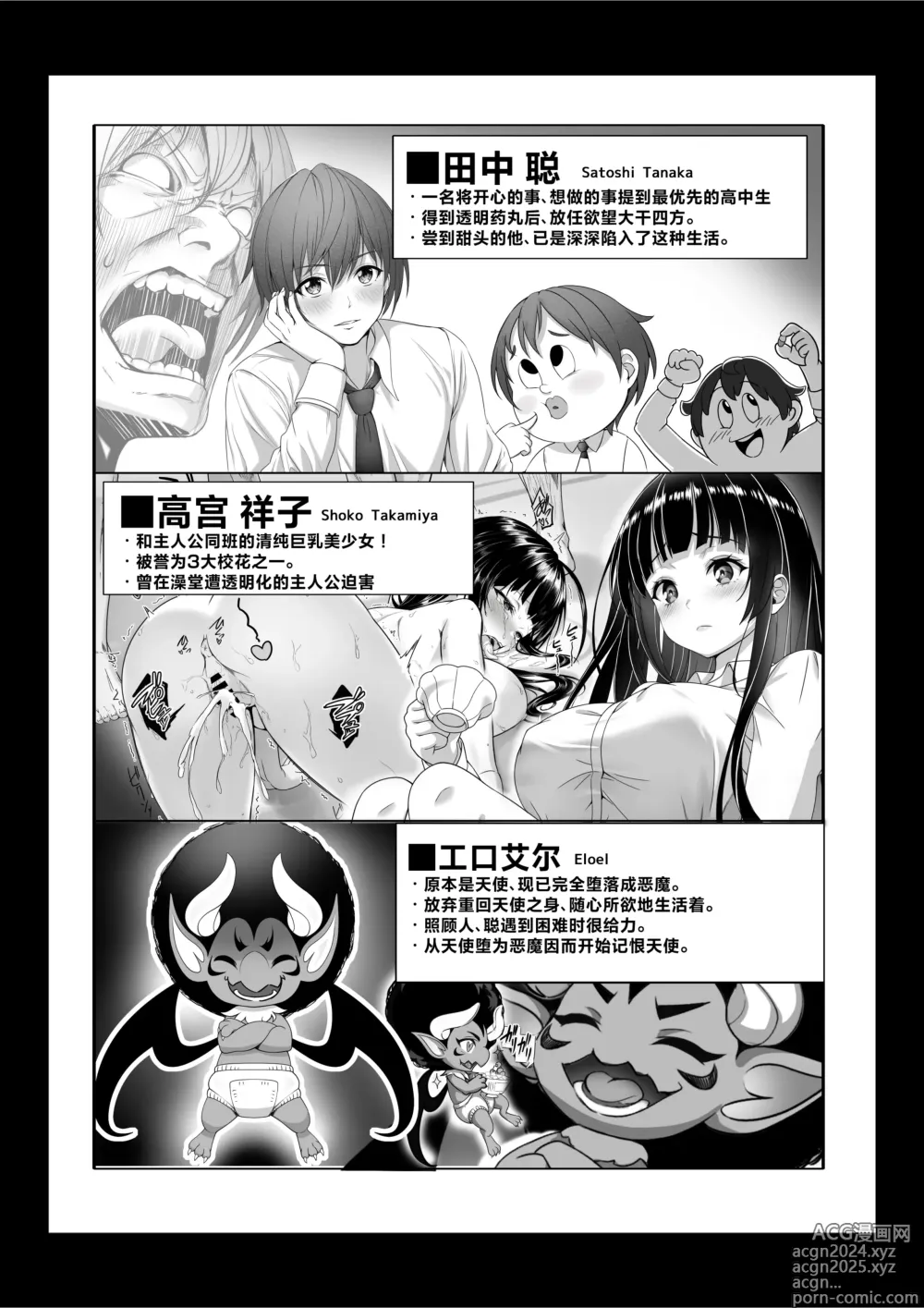 Page 3 of doujinshi Toumei Ningen ni Natta Ore 3 Yari Sugite Nazo no Bishoujo ni Inochi o Nerawareteimasu