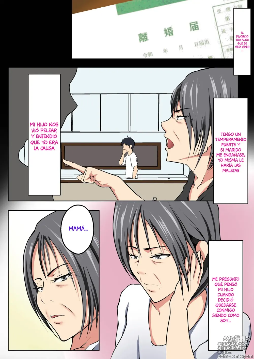 Page 2 of doujinshi Divorcio maduro ~ Madre e hijo conviviendo