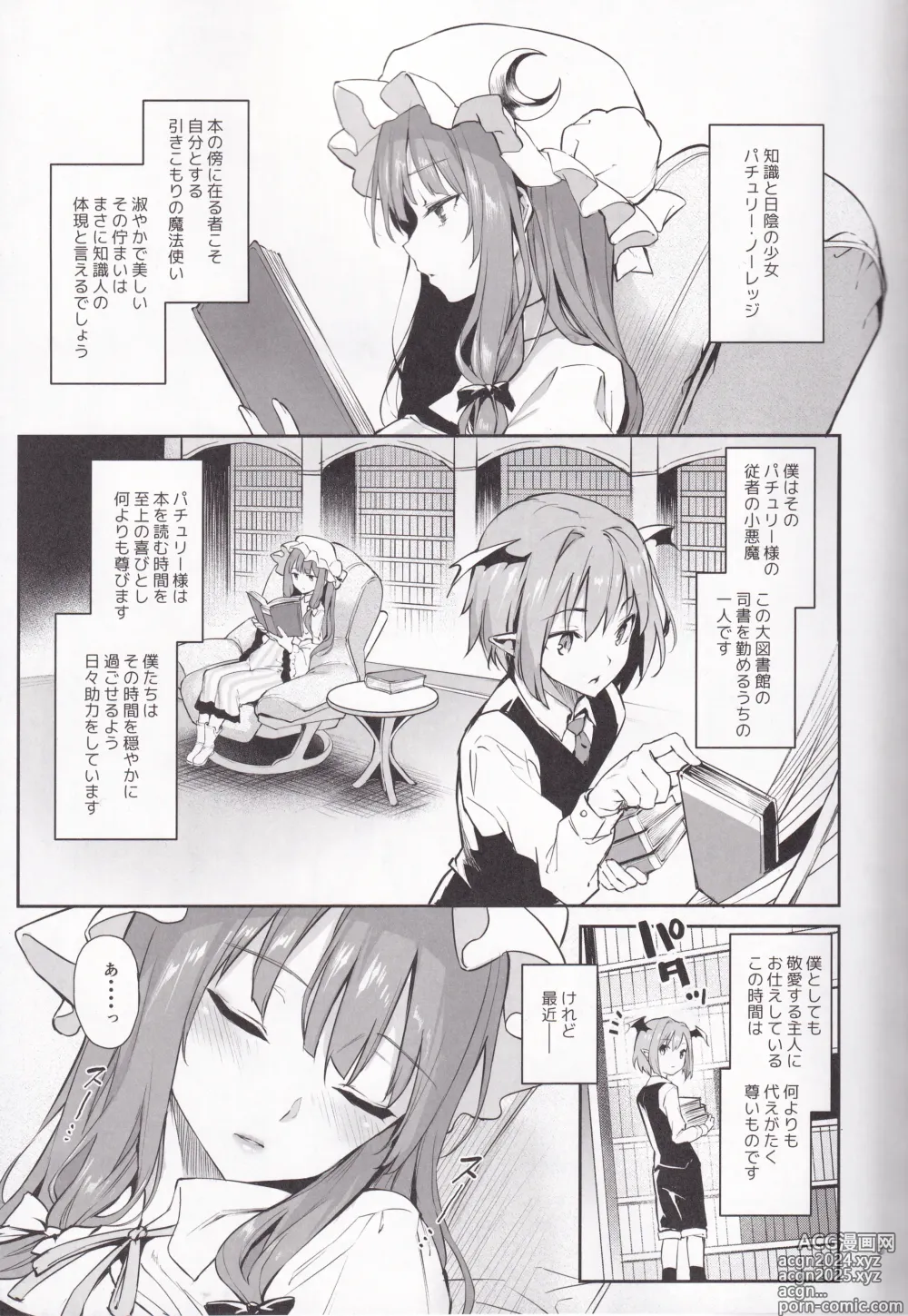 Page 3 of doujinshi Inemuri Jouzu no Daitoshokan