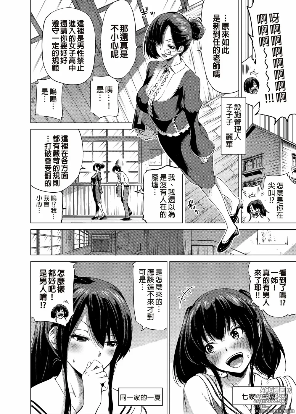 Page 9 of manga Nanaka no Rakuen Saishuumaki ~Inaka no Gakkou de Bishoujo Harem~ （1-6） (decensored)