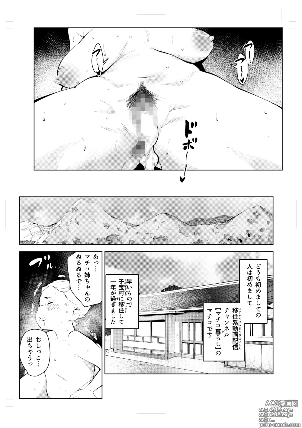 Page 25 of doujinshi Izyuu Kei Douga Haisin Sya Matiko no Yariman ga Engimono to sa reru Mura de no Pakopako Seikatu