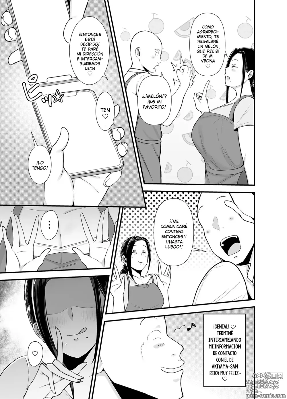 Page 8 of doujinshi Beit Saki no Hitozuma, Akiyama-san.