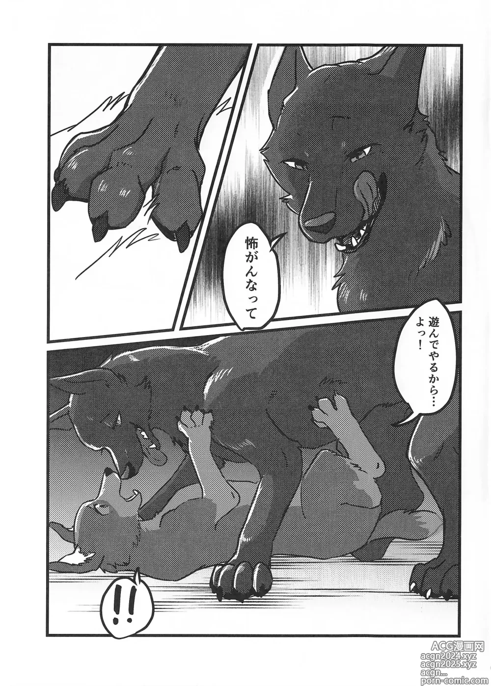 Page 4 of doujinshi DOG.IN.CAGE The best in corn