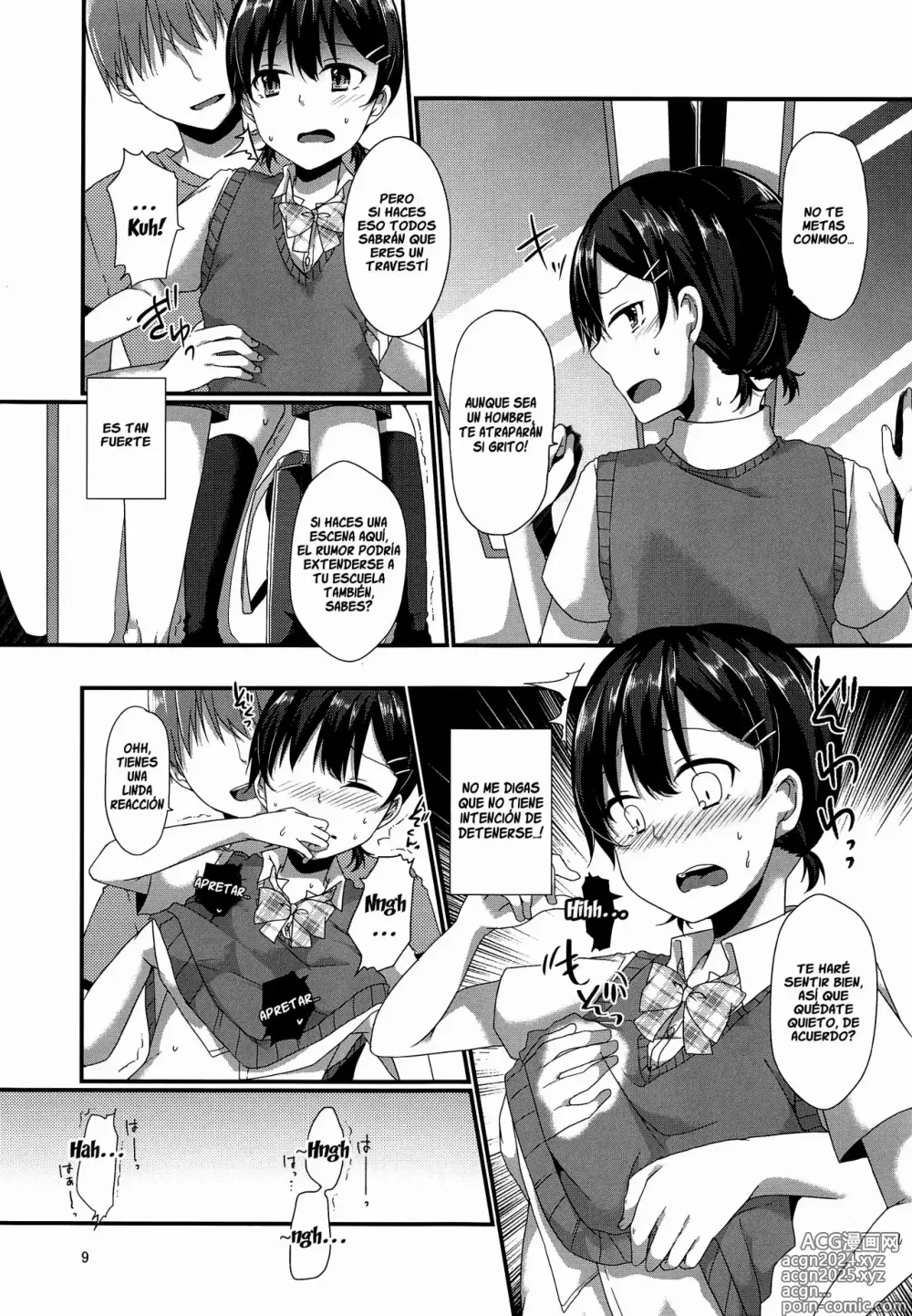 Page 8 of doujinshi Josou Shiteru Ore ga Chikan nanka Sareru Wake Nai