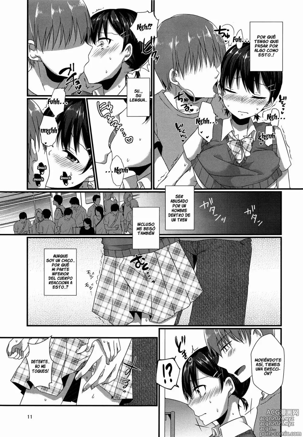 Page 10 of doujinshi Josou Shiteru Ore ga Chikan nanka Sareru Wake Nai