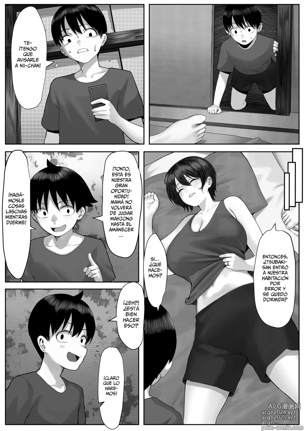 Page 16 of doujinshi Mama-san Tennis Gasshuku ni Tsuiteitta Ero Kyoudai