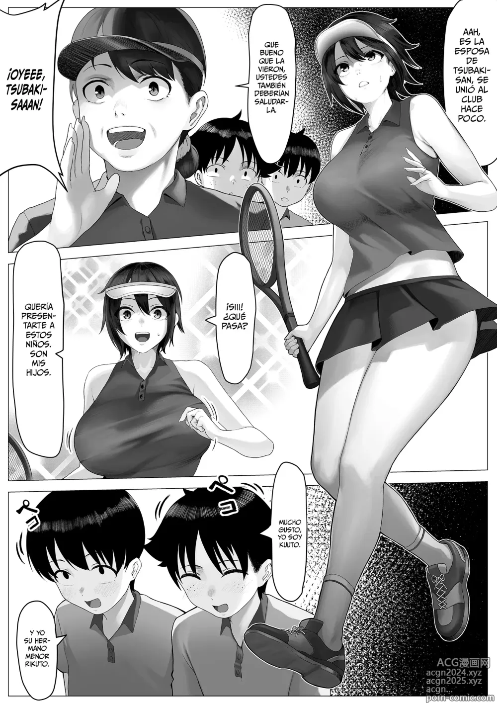 Page 3 of doujinshi Mama-san Tennis Gasshuku ni Tsuiteitta Ero Kyoudai