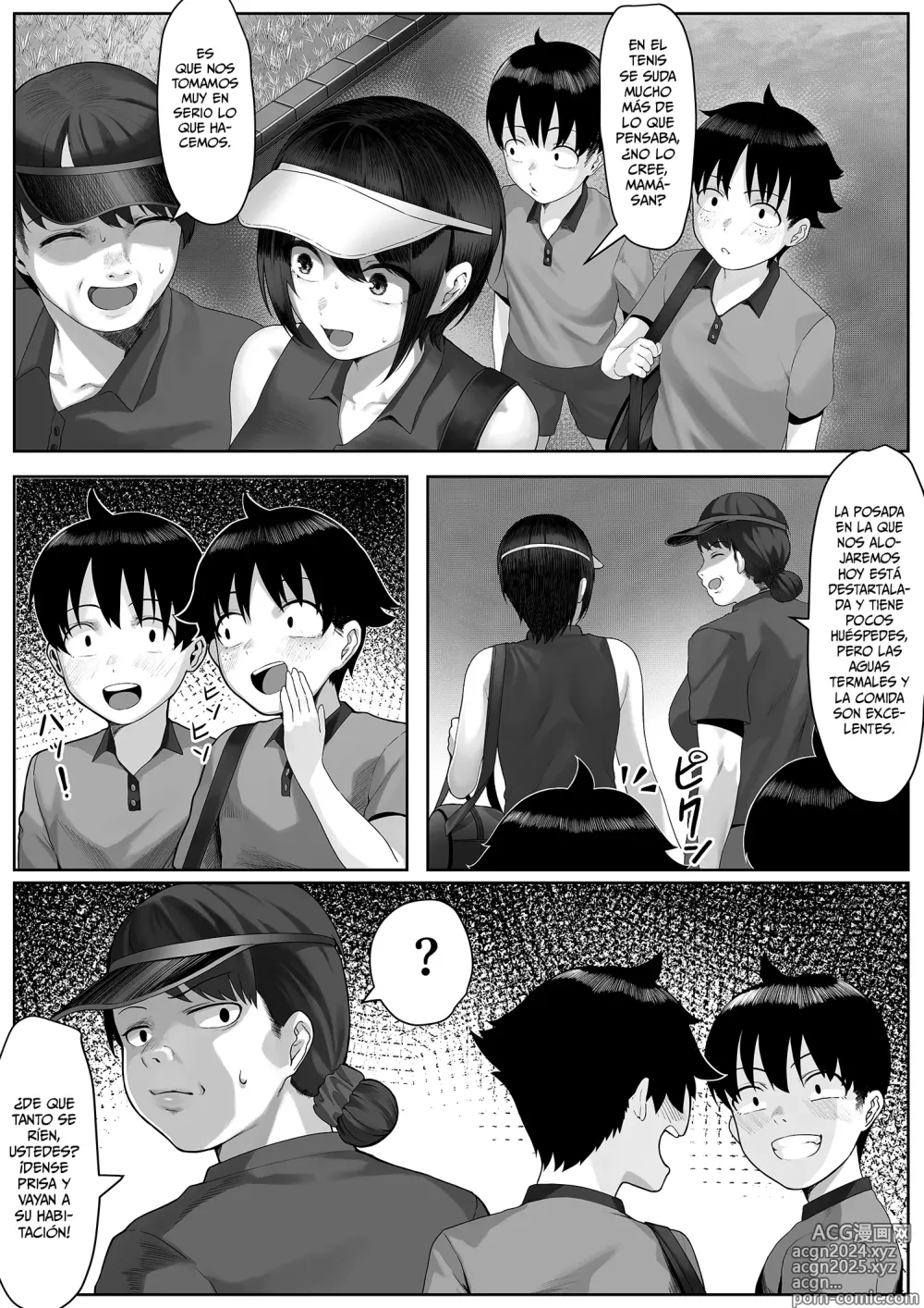 Page 5 of doujinshi Mama-san Tennis Gasshuku ni Tsuiteitta Ero Kyoudai