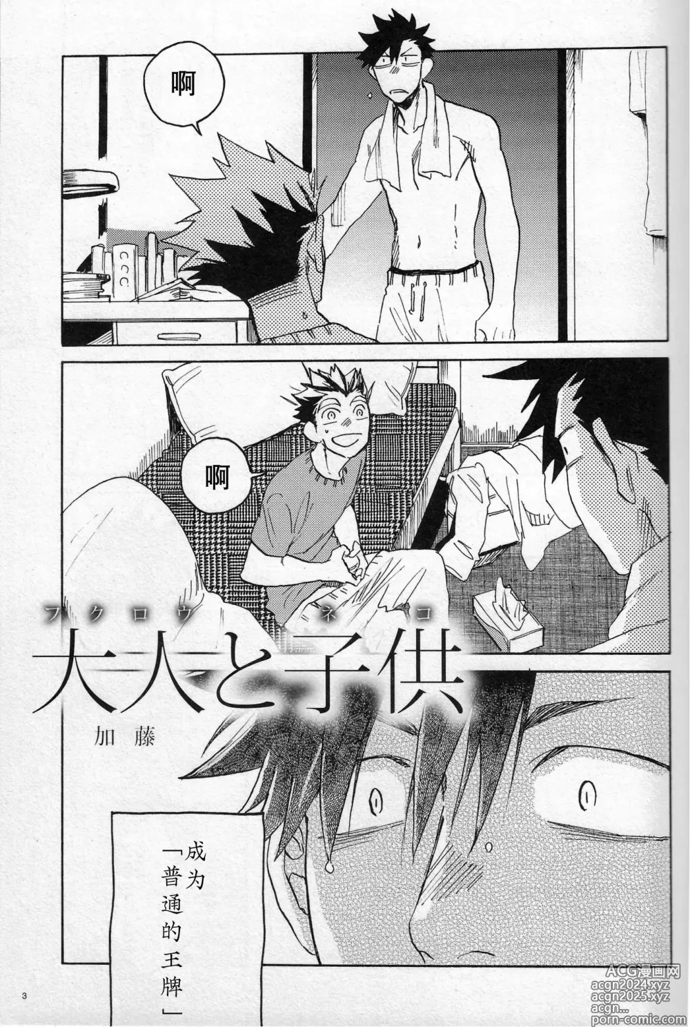 Page 2 of doujinshi 你大概是纸袋里的猫