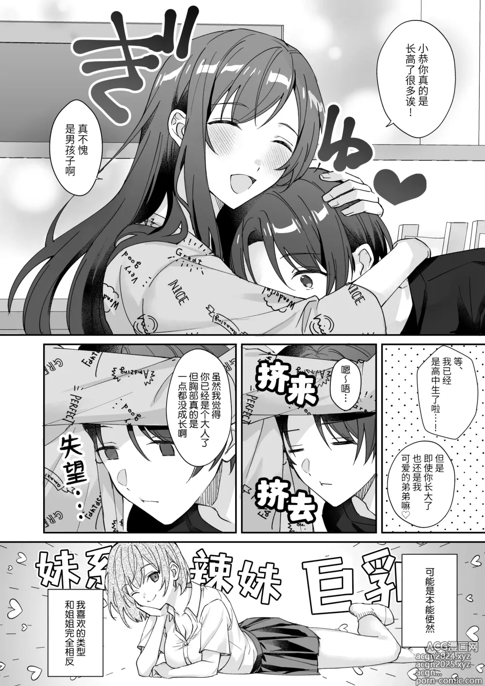 Page 4 of manga 我那文静且温柔的姐姐是个贫乳