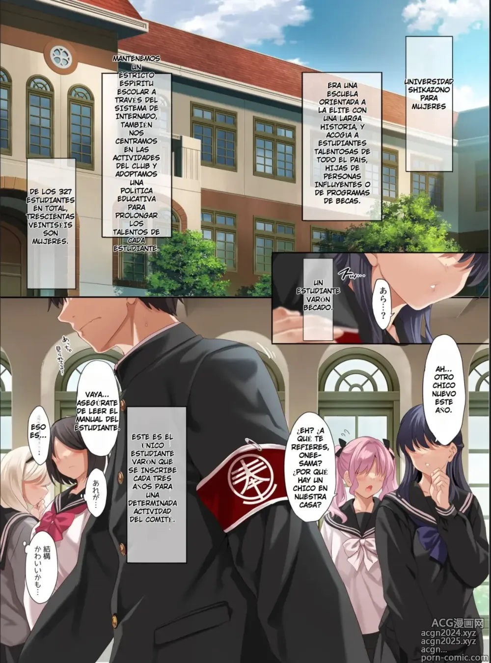 Page 2 of doujinshi Ser el Único en una Universidad Exclusivamente de Chicas Ricas