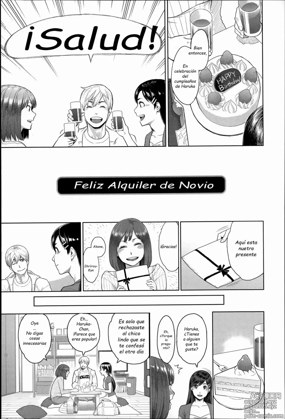 Page 1 of manga Feliz Alquiler de Novio