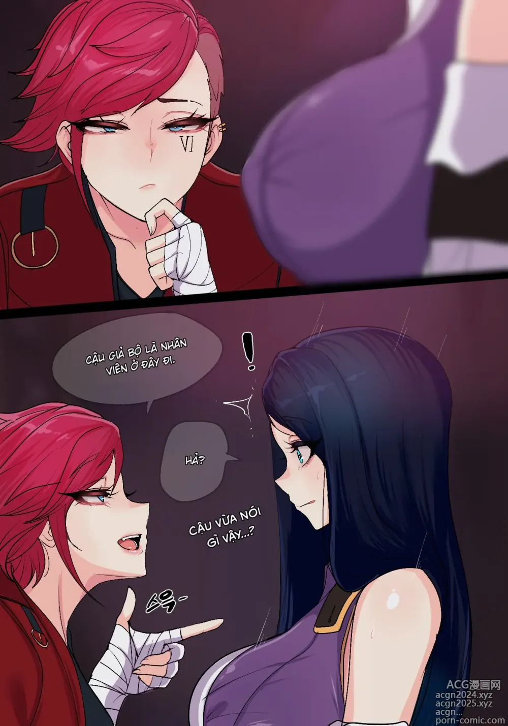 Page 7 of doujinshi kimtoxic_Arcane_Vi,Caitlyn