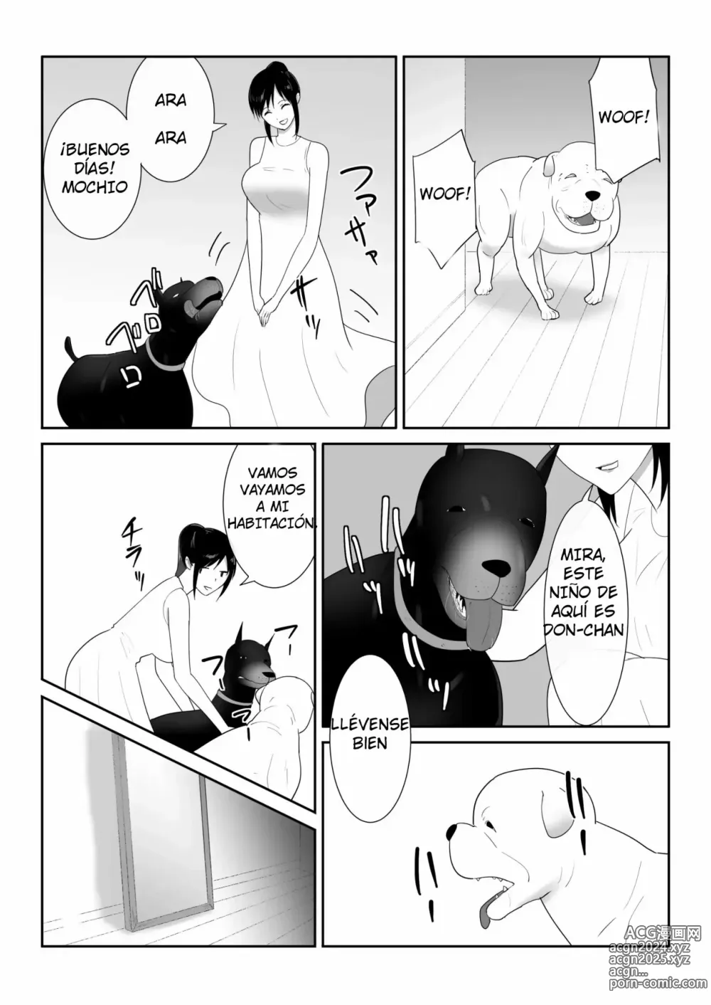 Page 18 of doujinshi Un Perro Llegó a Nuestra Casa 4