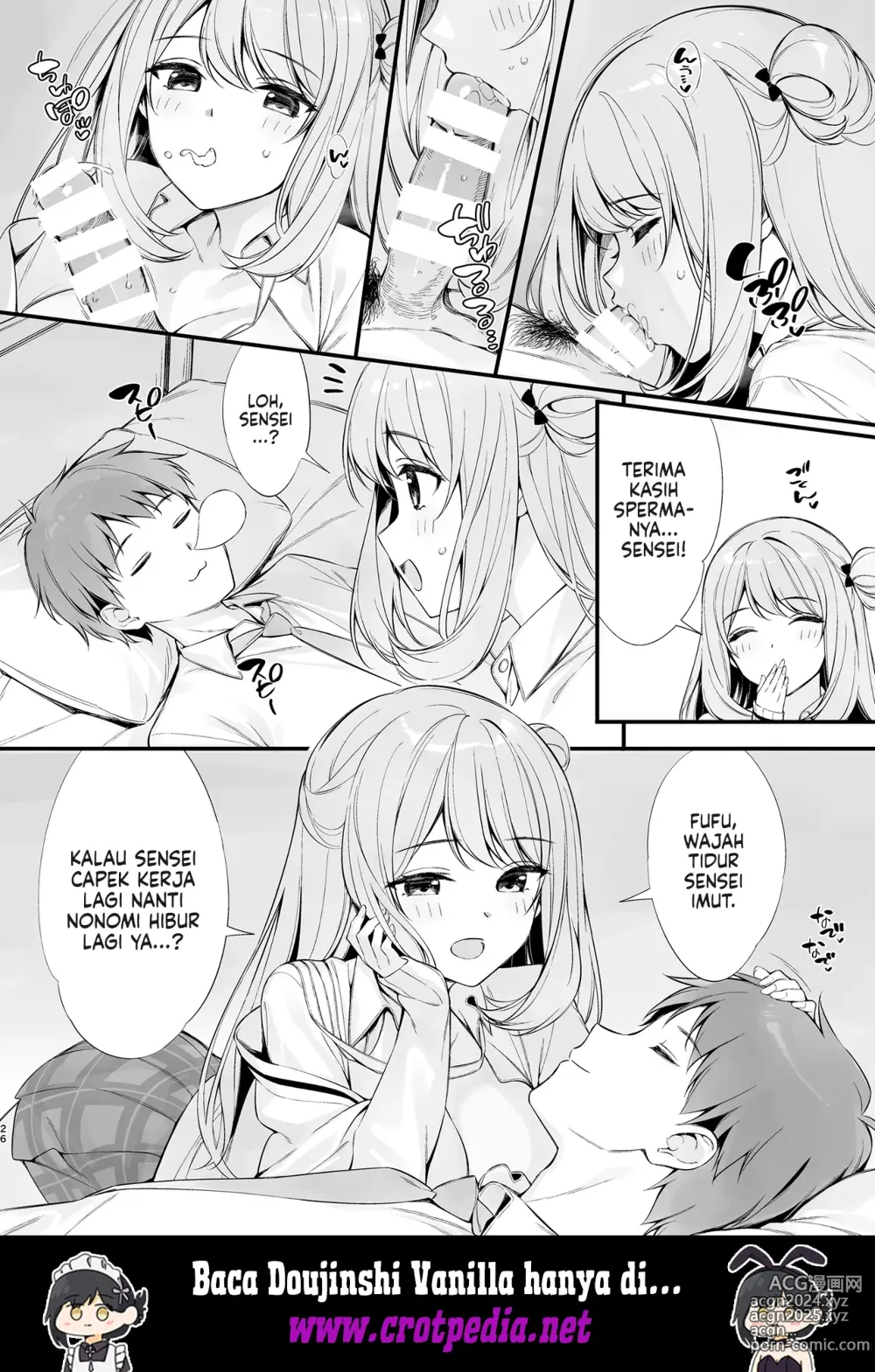 Page 25 of doujinshi Sensei, Nechattan desu ka? Osocchattemo Ii desu ka?