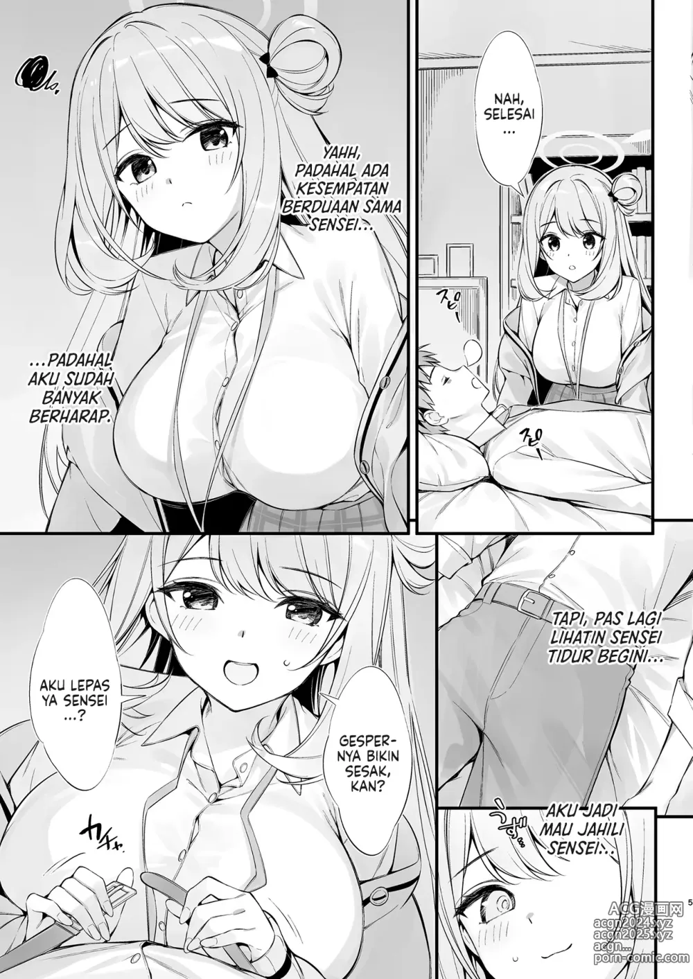 Page 4 of doujinshi Sensei, Nechattan desu ka? Osocchattemo Ii desu ka?