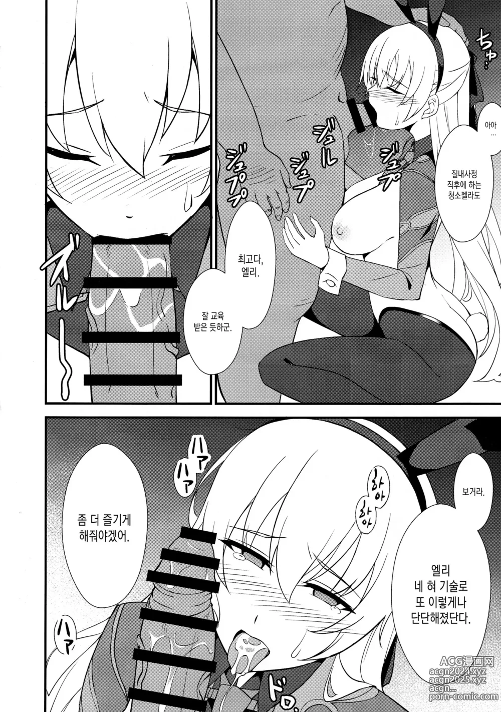 Page 14 of doujinshi Gyaku Bunny Ochi Elie-san