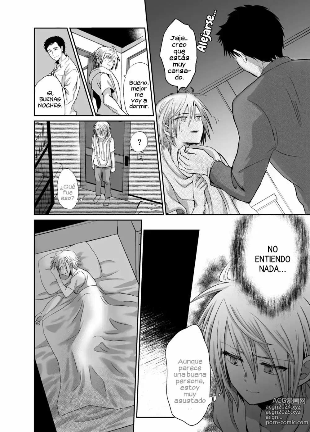 Page 12 of doujinshi Soy Heterosexual Pero Mi Padrastro Me Convirtio en su Mujer 1 y 2