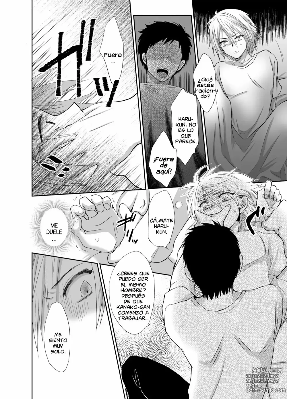 Page 14 of doujinshi Soy Heterosexual Pero Mi Padrastro Me Convirtio en su Mujer 1 y 2