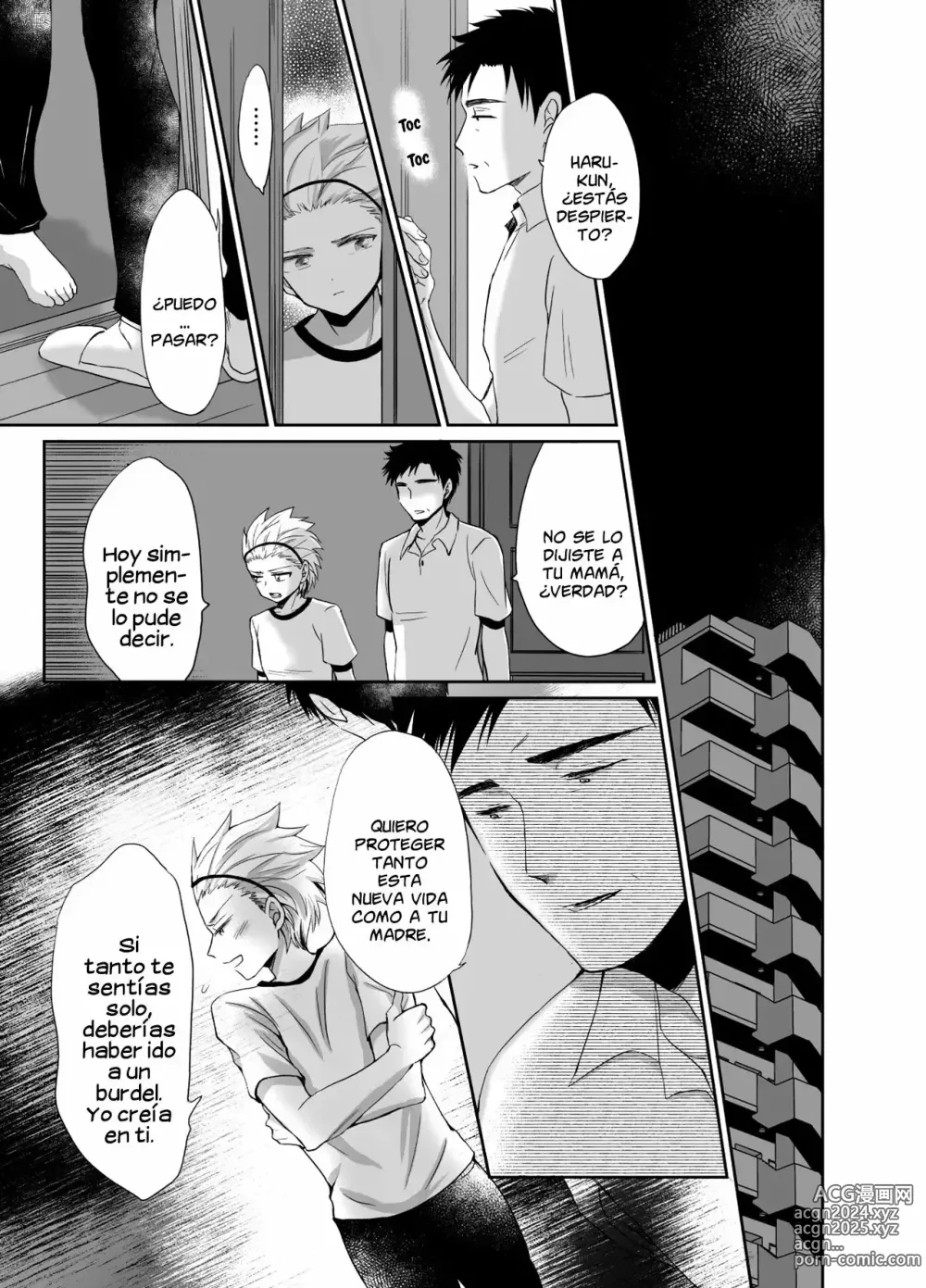 Page 21 of doujinshi Soy Heterosexual Pero Mi Padrastro Me Convirtio en su Mujer 1 y 2