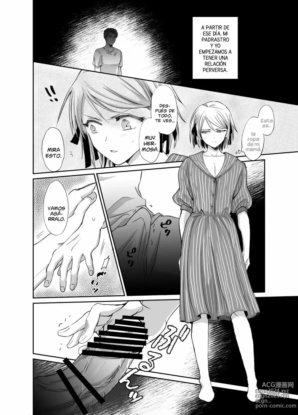 Page 24 of doujinshi Soy Heterosexual Pero Mi Padrastro Me Convirtio en su Mujer 1 y 2