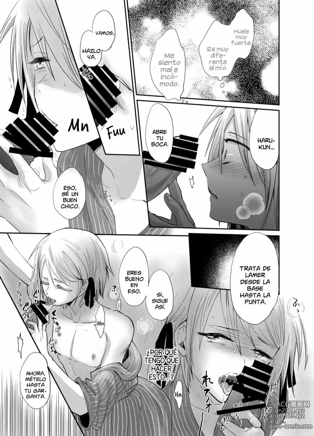 Page 25 of doujinshi Soy Heterosexual Pero Mi Padrastro Me Convirtio en su Mujer 1 y 2