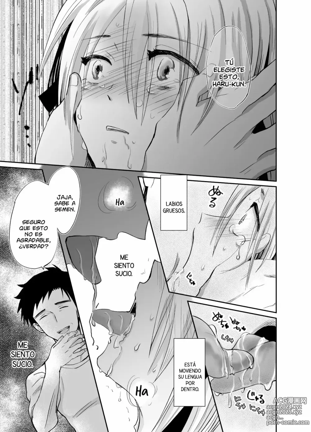 Page 27 of doujinshi Soy Heterosexual Pero Mi Padrastro Me Convirtio en su Mujer 1 y 2