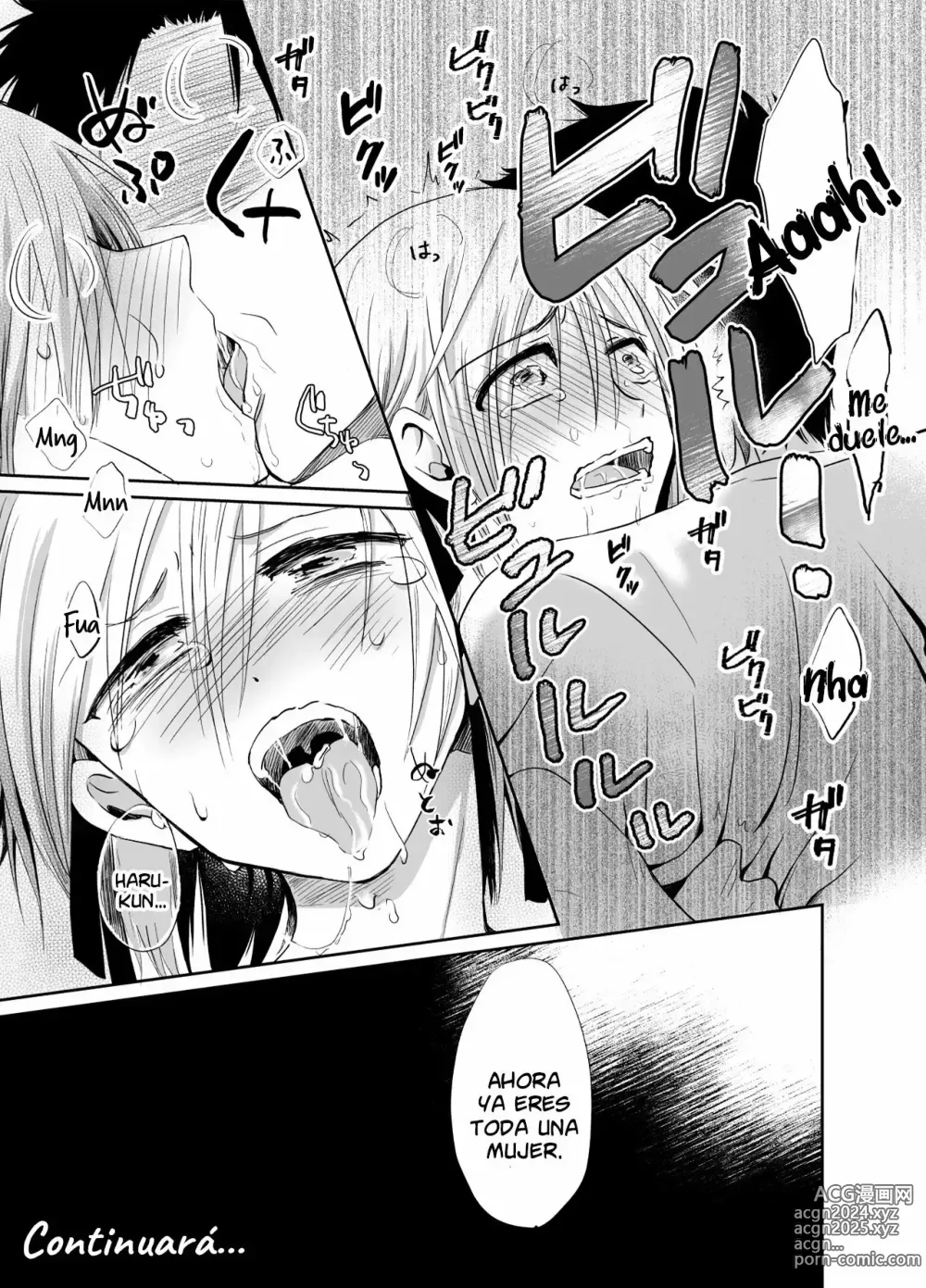 Page 35 of doujinshi Soy Heterosexual Pero Mi Padrastro Me Convirtio en su Mujer 1 y 2