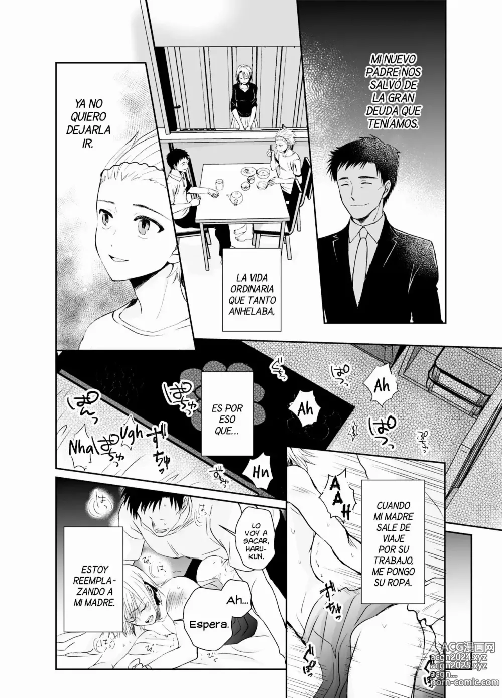 Page 37 of doujinshi Soy Heterosexual Pero Mi Padrastro Me Convirtio en su Mujer 1 y 2