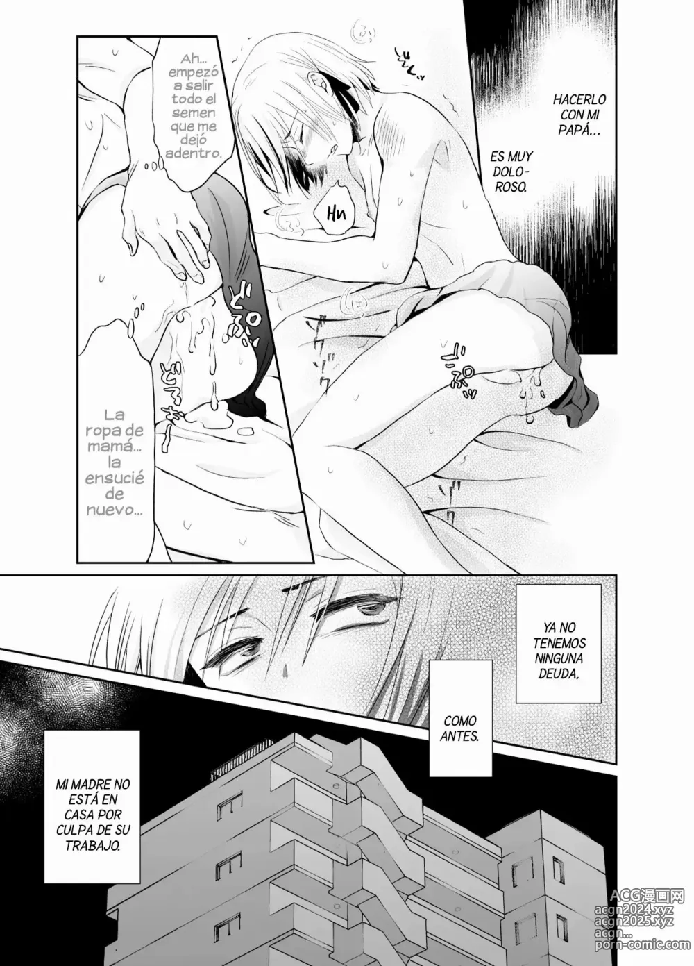 Page 39 of doujinshi Soy Heterosexual Pero Mi Padrastro Me Convirtio en su Mujer 1 y 2